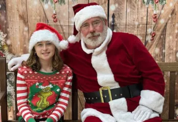 Santa at the Tampa YMCA.