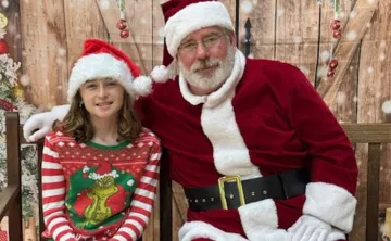 Santa at the Tampa YMCA.